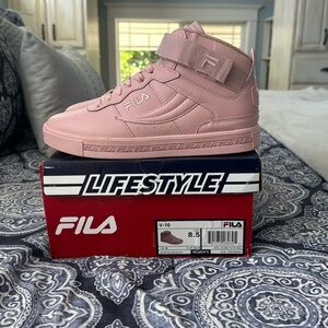 Fila high top sneakers. These have never been worn! Size 8.5